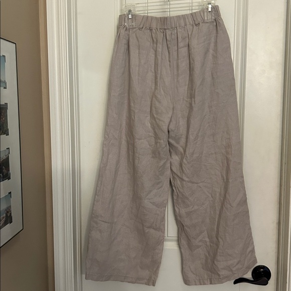 RESET by Jane small flax tan Wide-Leg Pants - Picture 4 of 5